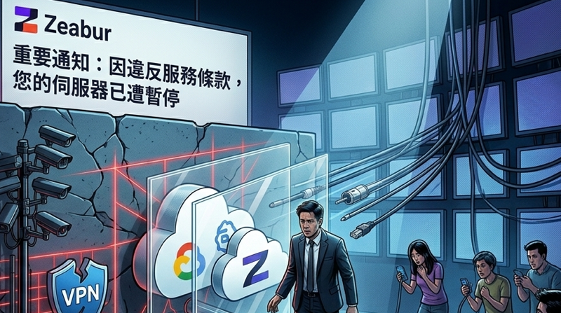 美國公司配合中國網絡審查關閉用户主機